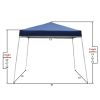 3 x 3M Portable Home Use Waterproof Folding Tent Blue YK