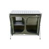 Camping Table, Gray, 34.2"Wx19.6"Dx31.5"H